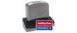 7520-01-352-7312 - AbilityOne C16 - XstamperVX Pre-Inked Message Stamp 
 1-1/2" x 2-1/2" 
 7520-01-352-7312 